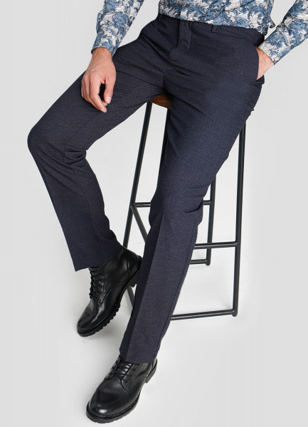 

Брюки Chino с поясом из поливискозы, Черно-синий