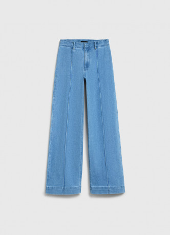 Широкие джинсы со стрелками