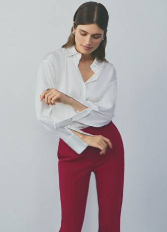 Блузка из сатина