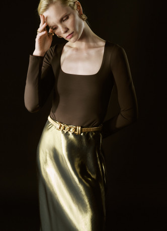 Боди с длинным рукавом