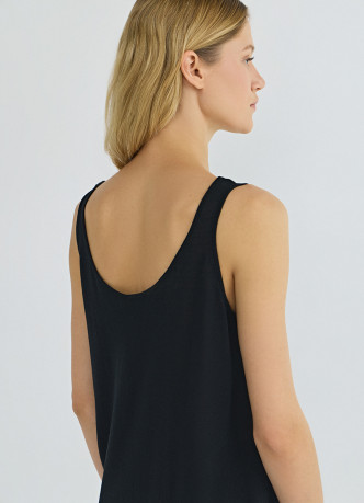 Вязаная майка