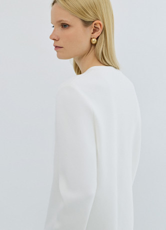 Кардиган с декором из перьев