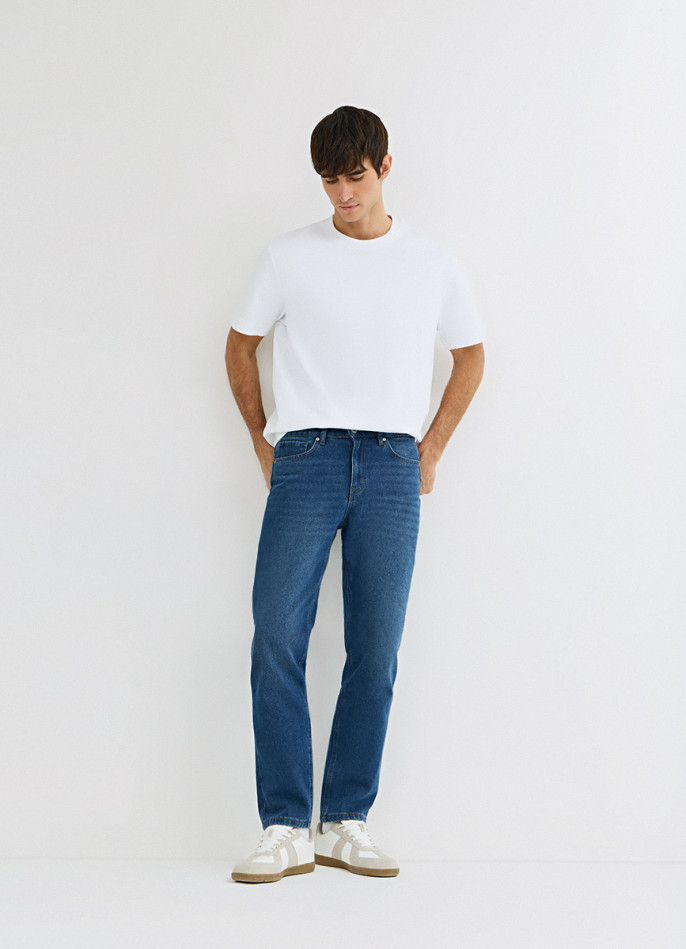 Утеплённые джинсы Slim
