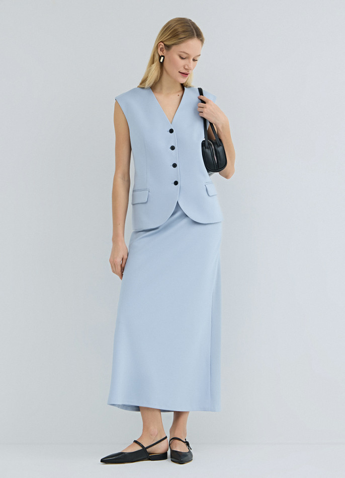 Юбка миди А-силуэта