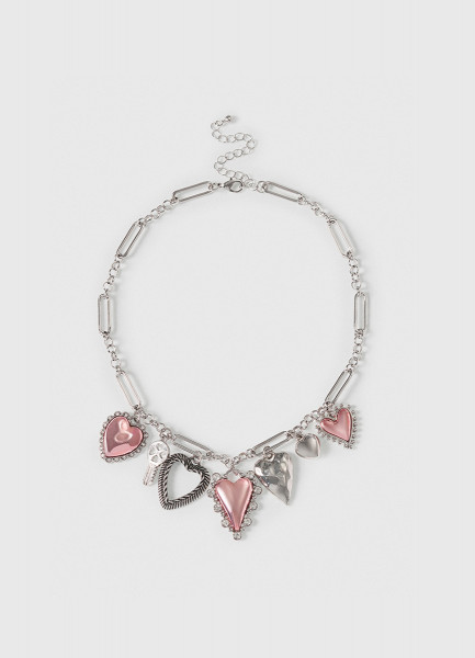 

Ожерелье с подвесками для девочек, Серебряный