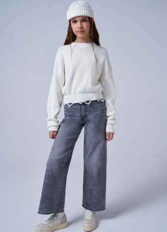 Вязаный джемпер для девочки