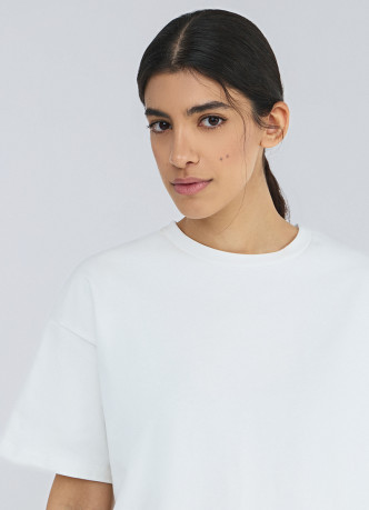 Футболка оверсайз из плотного хлопка