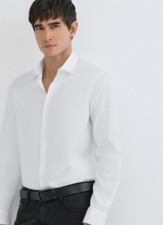 Рубашка из структурной ткани