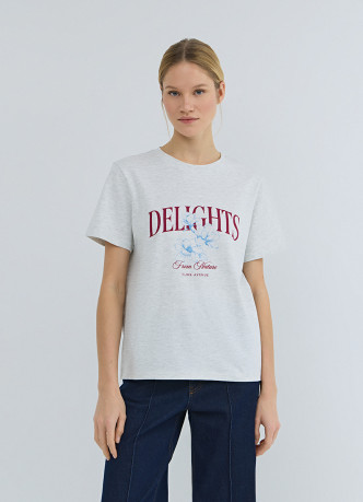 Футболка с принтом