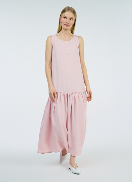 

Платье А-силуэта из лиоцелла, Розовый