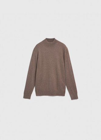 Базовый джемпер с воротником-стойкой