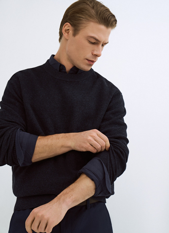 Текстурный джемпер