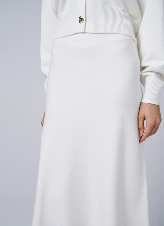 Вязаная юбка А-силуэта