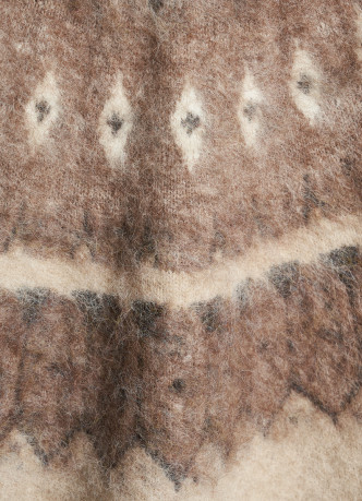 Джемпер с жаккардовым узором