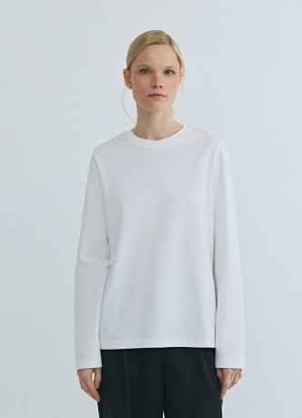 Базовый лонгслив из хлопка