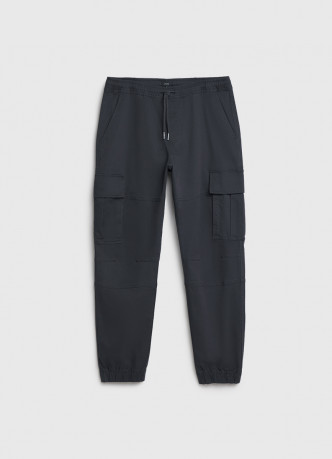 Джоггеры из твила с карго-карманами