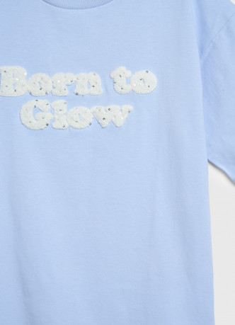 Футболка с аппликацией для девочек