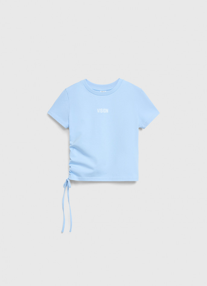 Футболка с кулиской для девочек