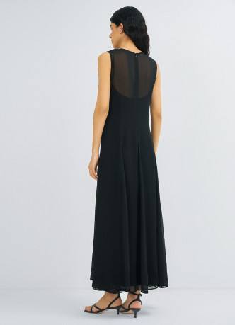 Шифоновое платье А-силуэта