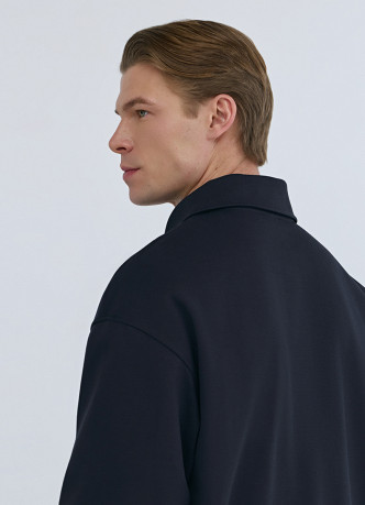 Куртка с воротником поло