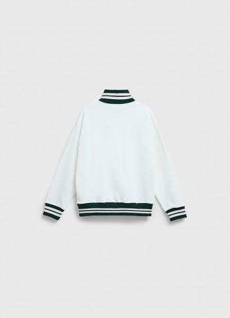 Свитшот с воротником на молнии для мальчиков