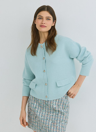 Кардиган из мягкой пряжи