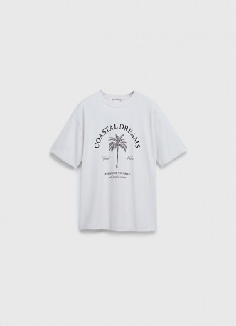 Футболка с цветочным принтом