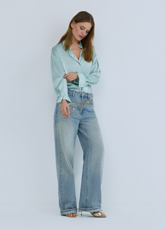 Блузка из сатина