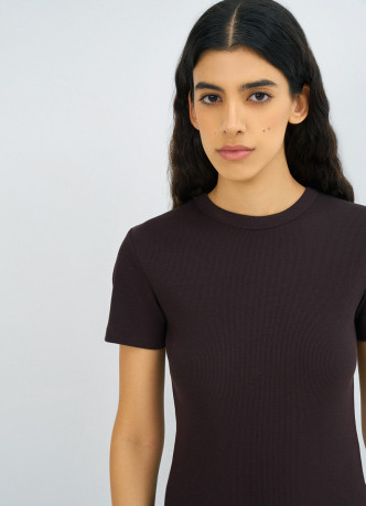 Футболка в рубчик