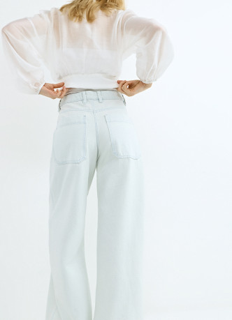 Блузка из лиоцелла с запахом