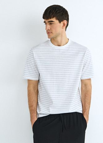 Футболка из хлопка в полоску
