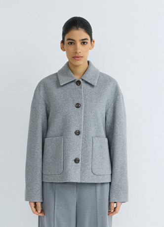 Куртка из пальтовой ткани