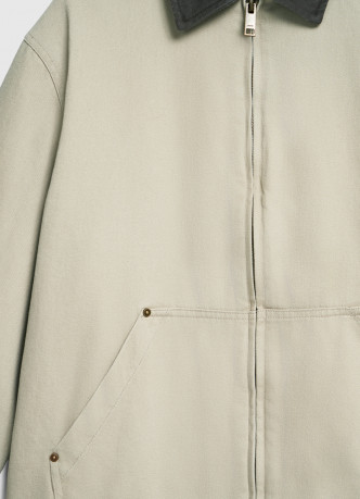 Утеплённая куртка из канваса