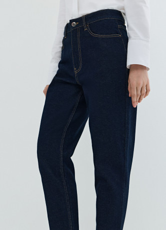 Джинсы Mom с высокой посадкой