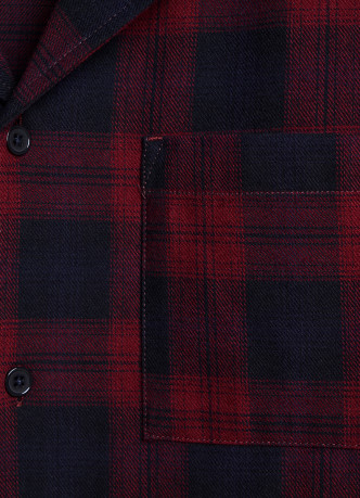 Рубашка пижамная в клетку