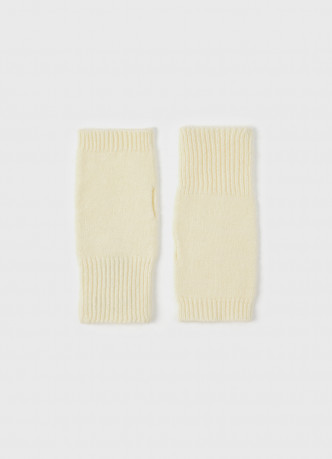 Вязаные митенки