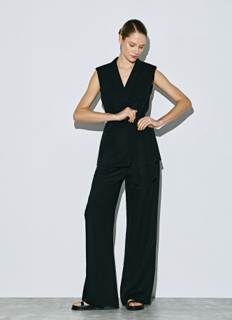 Удлиненный жакет на запах