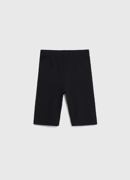 Трикотажные шорты для девочек Черный 599₽