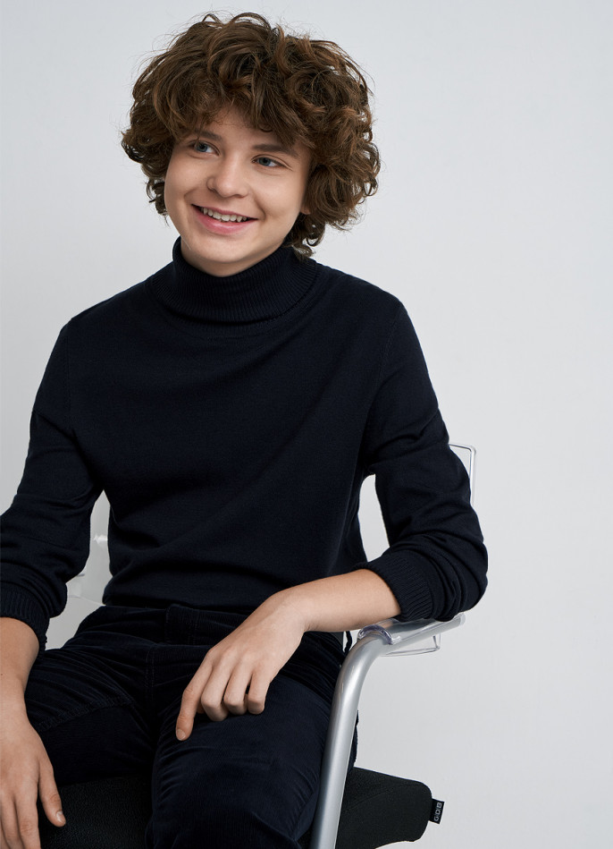 Вязаный джемпер для мальчиков