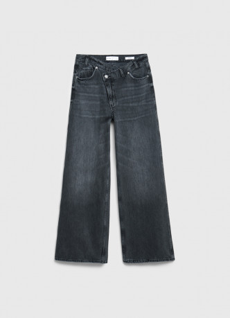 Джинсы с запахом