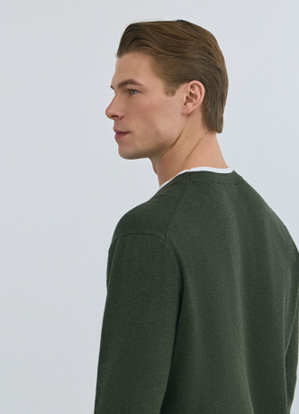 Джемпер с имитацией футболки