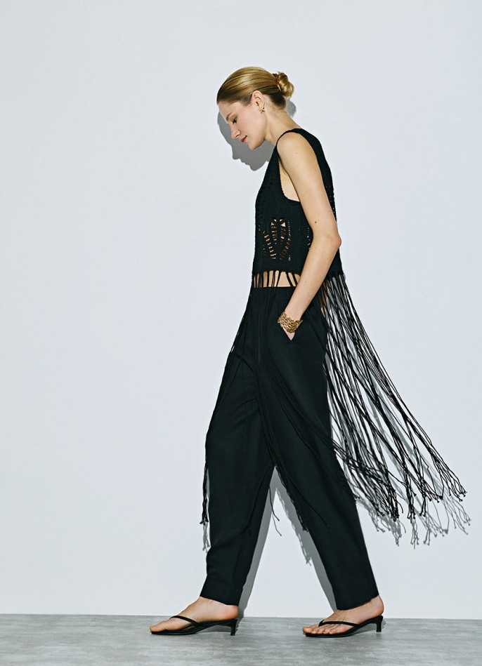 Брюки О-силуэта