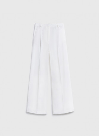 Прямые брюки со льном