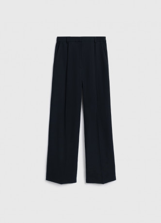 Прямые брюки со льном