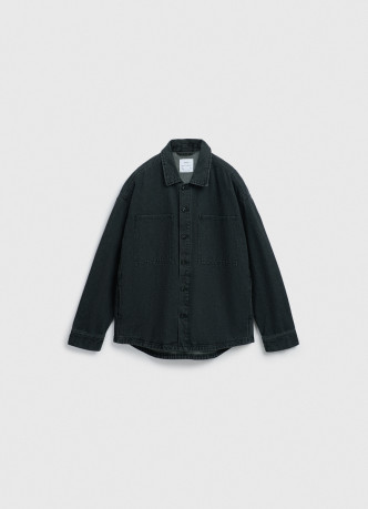 Джинсовая куртка-рубашка