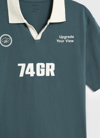 Поло с принтом для мальчиков