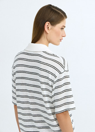 Трикотажное поло из вискозы