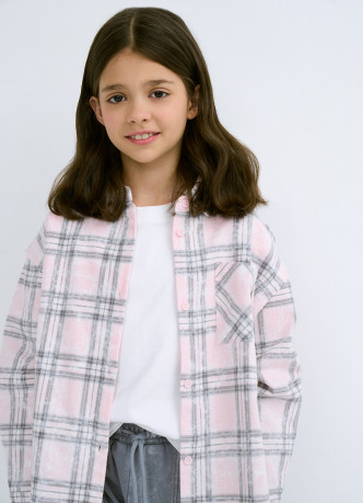 Рубашка в клетку для девочек