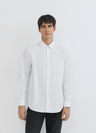 Рубашка из структурной ткани