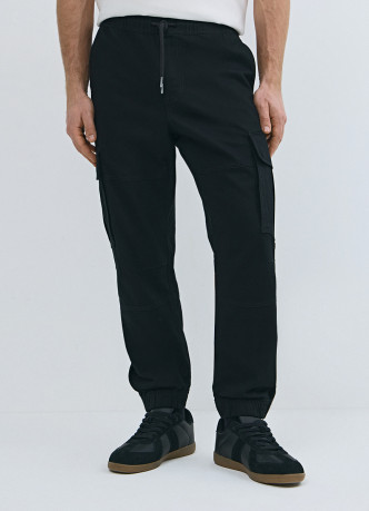 Джоггеры из твила с карго-карманами